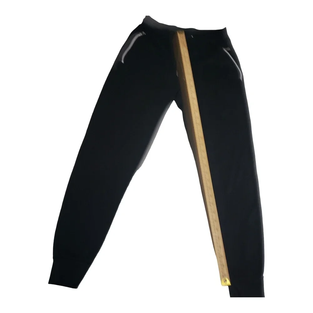 Galaxy by Harvic Mens Black Zipper Pocket Jogger Sweatpants Size Medium